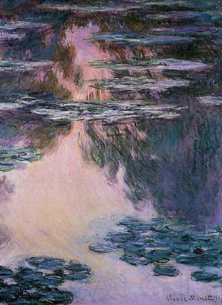 Claude Monet Water Lilies, Norge oil painting art